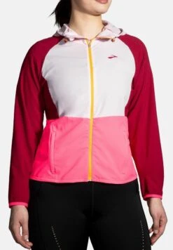 BROOKS CANOPY JACKET - Softshelljacke - Razzmatazz Quartz Hyper Pink -Brooks Verkaufsgeschäft f7f4b26628574177a3486a6b713e735f 1